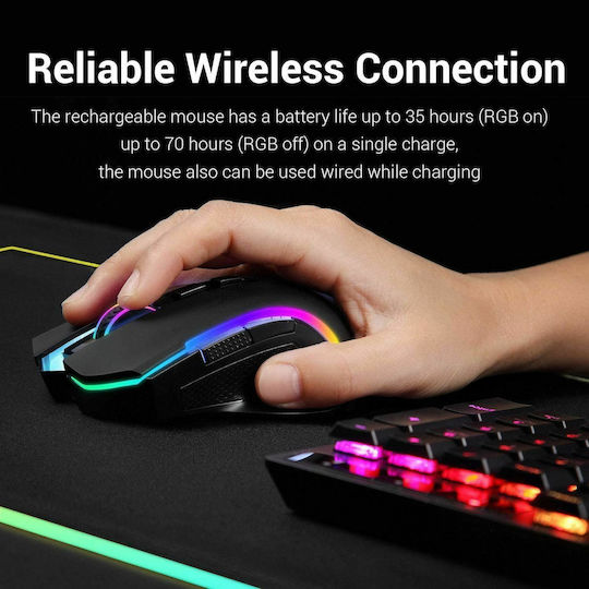 Redragon M602-KS RGB Геймърска Мишка 4000 DPI Черен