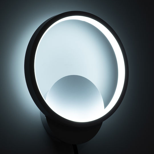 GloboStar Ted Modern Lamp Wall with Integrated LED and Adjustable White Light 20x23cm