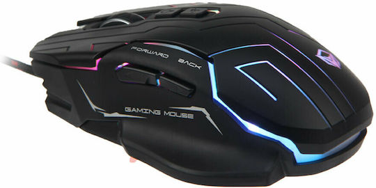 Meetion Dazzling GM22 RGB Gaming Ποντίκι 4800 DPI Μαύρο