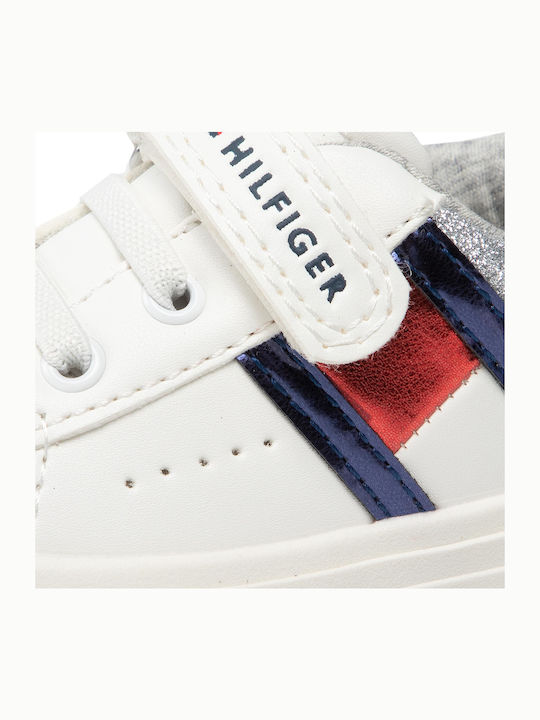 Kids Sneakers with Scratch White