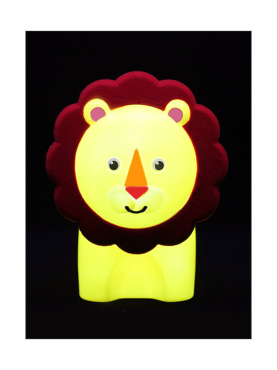 Fisher Price Nursery Night Light LED Lion Battery Yellow