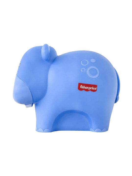 Fisher Price Night Light LED Hippopotamus Battery Blue