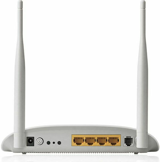TP-LINK TD-W8961N v4 Ασύρματο ADSL2+ Modem Router Wi‑Fi 4 με 4 Θύρες