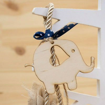 Christening Favor with Decorative Item Ελεφαντάκι made of Wood