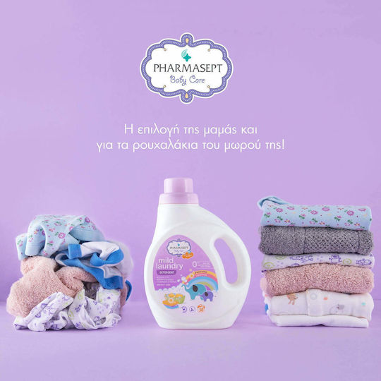 Pharmasept Mild Laundry Detergent Βρεφικό Υγρό Απορρυπαντικό για Χρωματιστά Ρούχα 1lt (30 Μεζούρες)