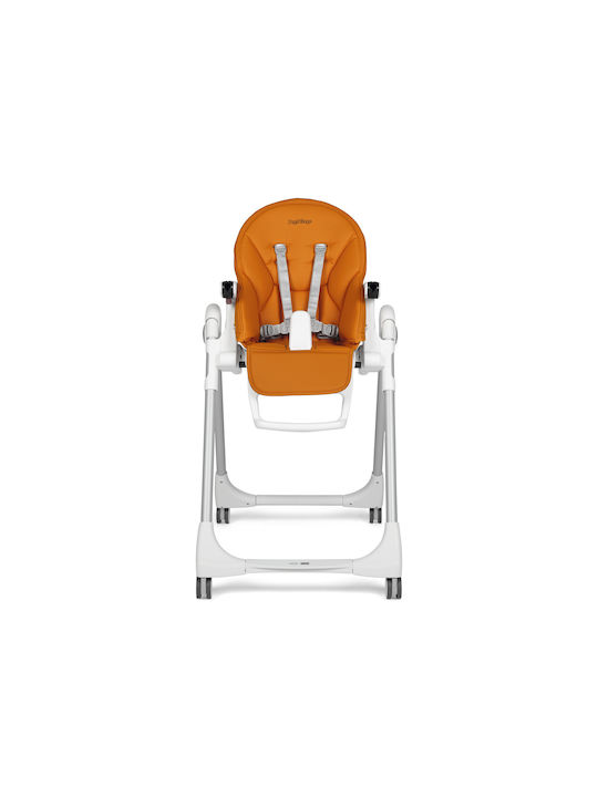 Peg Perego Prima Pappa Follow Me Αναδιπλούμενο Καρεκλάκι Φαγητού με Ρυθμιζόμενο Ύψος Μαύρο