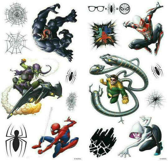 RoomMates Decor Kids Wall Sticker Spider Man 32pcs
