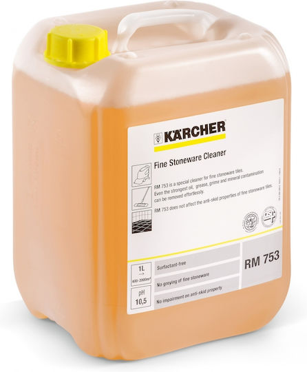 Karcher RM 753 Lichid Curățător De Săruri Pentru Utilizare Profesională Pentru Piatră și Podele 10lt 6.295-082.0