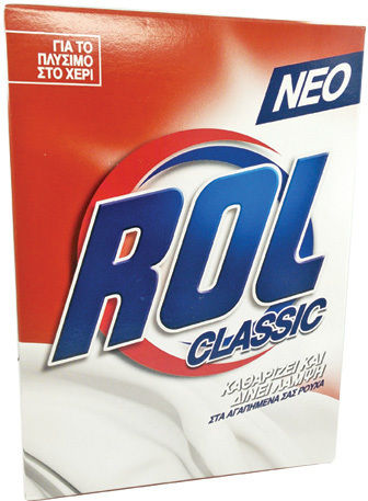 ROL Classic Απορρυπαντικό Ρούχων σε Σκόνη για Πλύσιμο στο Χέρι με Άρωμα Λεμόνι 0.85kg