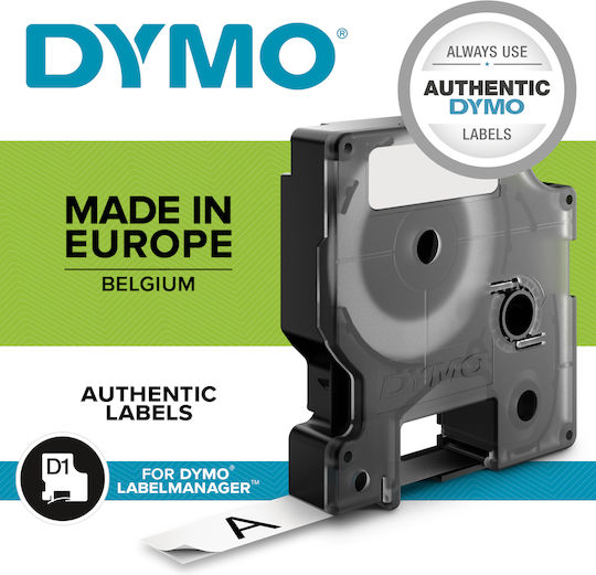 Dymo Label Maker Tape 7m x 19mm in Red Colour Compatible with Dymo D1