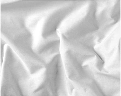 Sleeptime Σεντόνι Ξενοδοχείου με Λάστιχο Λευκό Ημίδιπλο 160x200 Βαμβακερό