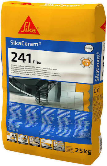Sika Sikaceram 241 Flex Adeziv Placi de faianță Alb 25kg