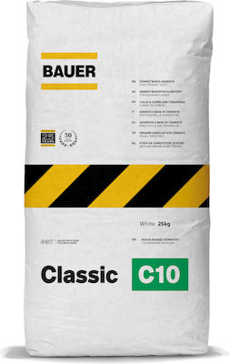Bauer Classic Adeziv Placi de faianță Alb 25kg