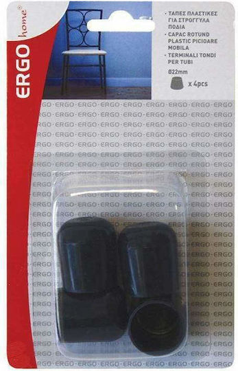 ERGOhome Dopuri Rotunde cu Cadru Exterior și Diametru 32mm 2buc 570604.0005