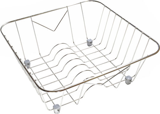 Sanitec Νο 1 Στραγγιστήρι Γούρνας Inox Ασημί 33x28cm