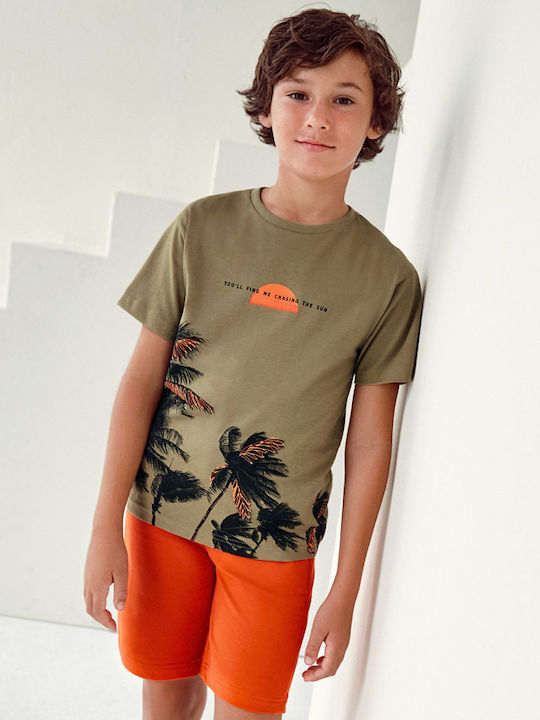 Kids' Shorts/Bermudas Fabric Orange