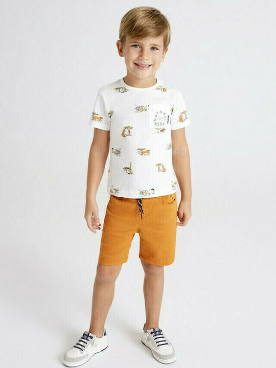 Kids' Shorts/Bermudas Fabric Orange