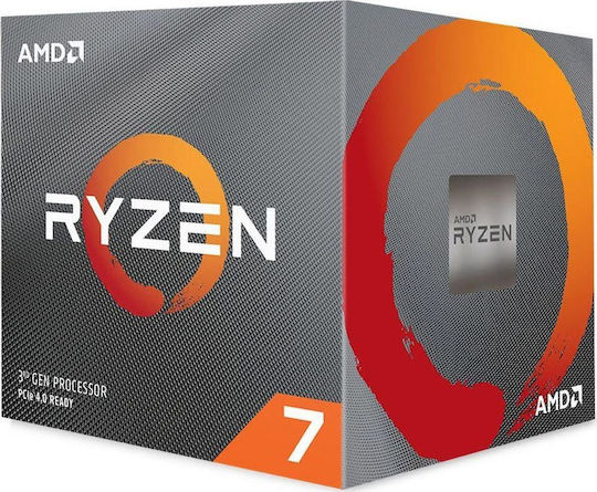 AMD Ryzen 7 3800X 3.9GHz Επεξεργαστής 8 Πυρήνων για Socket AM4 σε Κουτί με Ψύκτρα