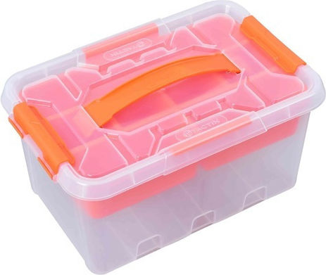 Tactix Cutie De Depozitare Din Plastic Cu Capac 15lt Tactix Cutie De Depozitare Din Plastic Cu Capac 15lt