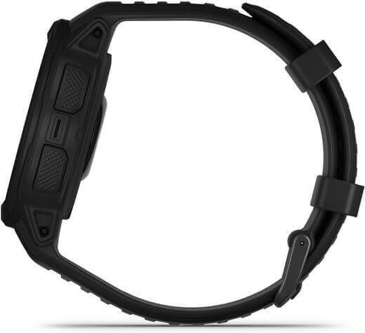 Garmin Instinct 2 Solar Tactical Edition 45mm Αδιάβροχο Smartwatch με Παλμογράφο (Black)