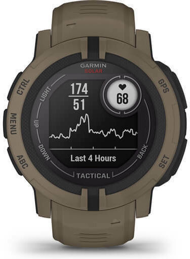 Garmin Instinct 2 Solar Tactical Edition 45mm Rezistent la apă Smartwatch (Coyote Tan)
