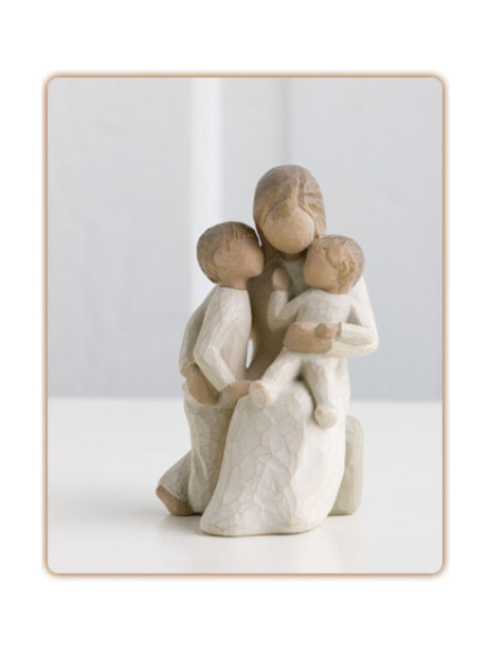 Willow Tree Decorative Statuette Polyresin in White 13.5cm 1pcs