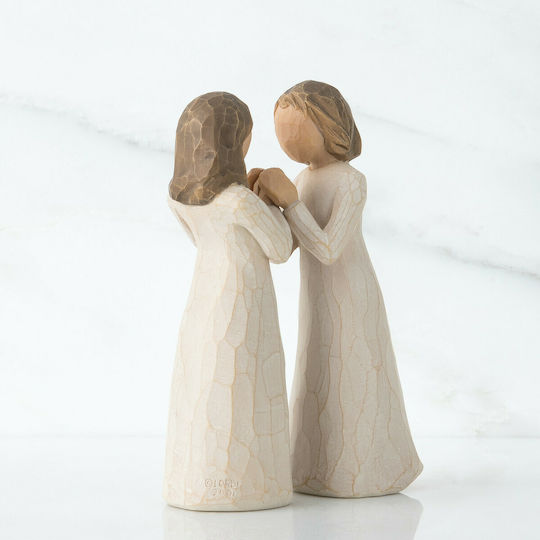 Willow Tree Dekorativ Statuette aus Polyresin Sisters by Heart 13cm 1Stück