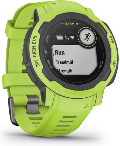 Garmin Instinct 2 45mm Αδιάβροχο Smartwatch με Παλμογράφο (Electric Lime)