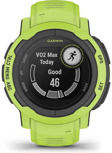 Garmin Instinct 2 45mm Αδιάβροχο Smartwatch με Παλμογράφο (Electric Lime)