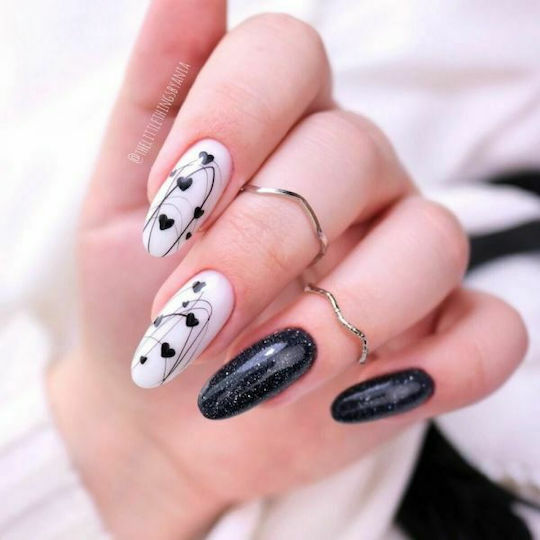 Semilac Halb-permanenter Nagellack Sparkling Midnight Date 394 7ml 1Stück