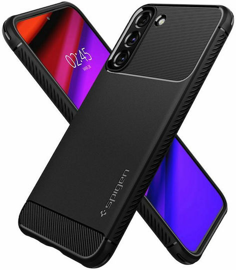 Spigen Rugged Armor Back Cover Σιλικόνης 2mm Μαύρο (Galaxy S22 5G)