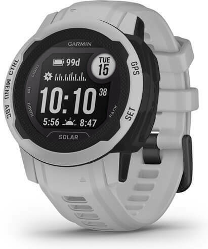 Garmin Instinct 2S Solar 40mm Waterproof Smartwatch with Heart Rate Monitor (Mist Gray)