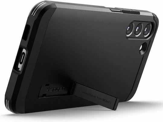 Spigen Tough Armor Back Cover Plastic Black (Galaxy S22)