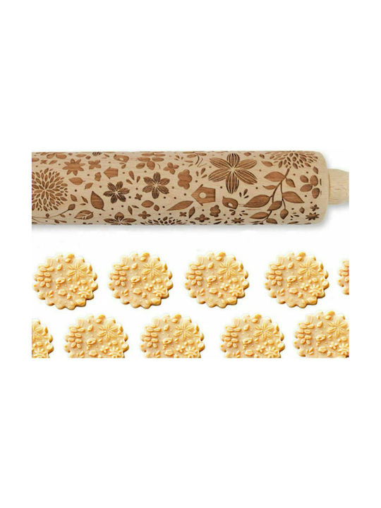 Scrap Cooking Wooden Fondant Roller 4.5cm