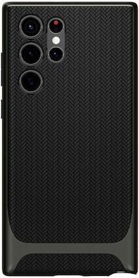 Spigen Neo Hybrid Plastic / Silicone Back Cover Durable Gunmetal (Galaxy S22 Ultra 5G)