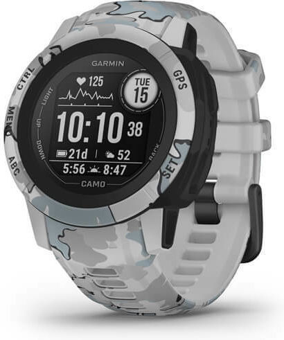 Garmin Instinct 2S Camo Edition 40mm Waterproof Smartwatch with Heart Rate Monitor (Mist Camo)