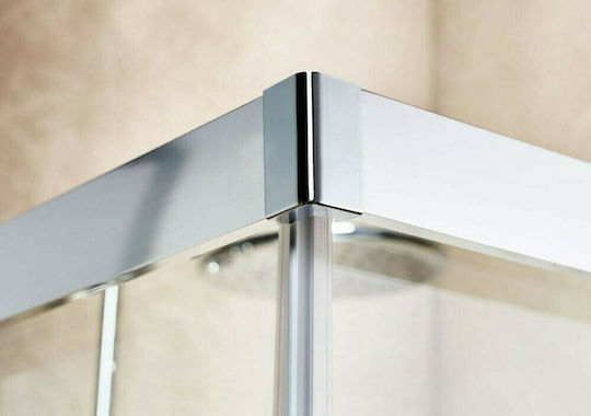 Tema Καμπίνα Ντουζιέρας με Συρόμενη Πόρτα 90x90x180cm Clear Glass