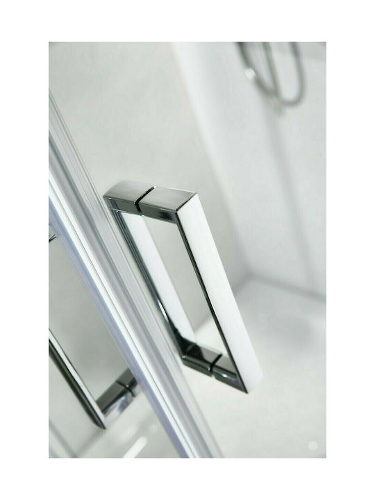Tema Καμπίνα Ντουζιέρας με Συρόμενη Πόρτα 80x80x180cm Fabric