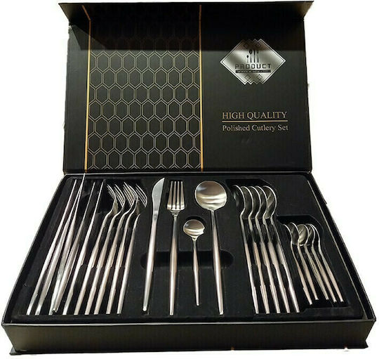Karvounis Cutlery Set Stainless 24pcs