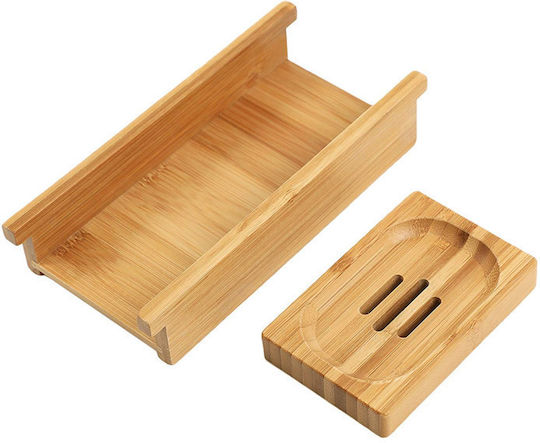Songmics Raft Cadă Bambus 109x4.5x23cm Maro