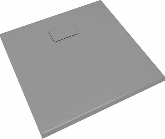 vidaXL Quadratisch Acryl Dusche x80cm Gray