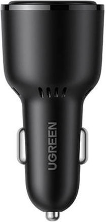 Ugreen Φορτιστής Αυτοκινήτου CD239 69W 5A Γρήγορης Φόρτισης με Θύρες: 1xUSB 2xType-C Μαύρος