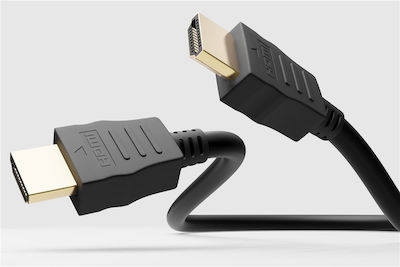 Goobay HDMI 2.0 Cable HDMI male - HDMI male 1.5m Μαύρο