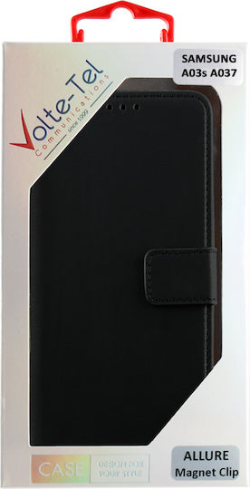 Volte-Tel Allure Magnet Wallet Synthetic Leather Black (Galaxy A03s)