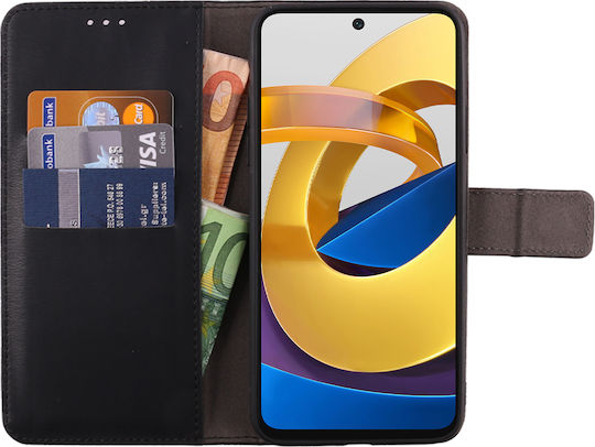 Volte-Tel Allure Magnet Wallet Δερματίνης Μαύρο (Poco M4 Pro)