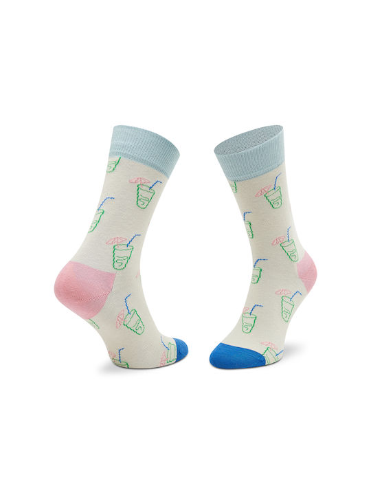 Happy Socks Lemonade Șosete cu Model Bej 1Pachet