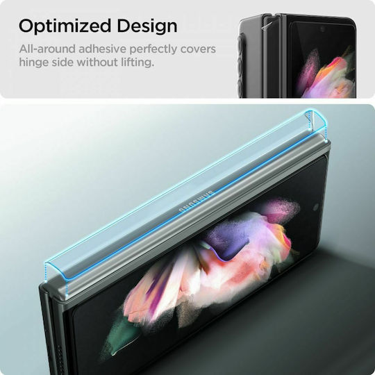 Spigen GLAS.tR + Hinge Film 2.5D Full Face Tempered Glass (Galaxy Z Fold 3)
