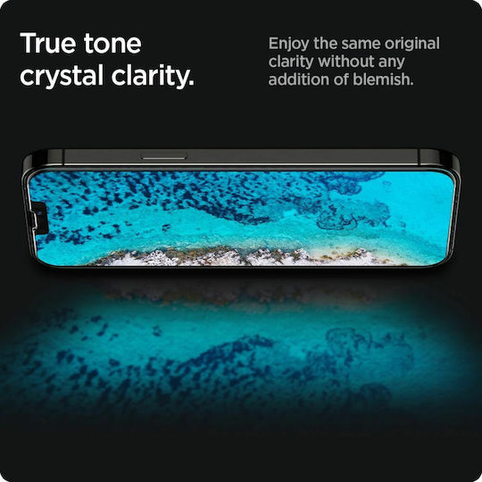 Spigen GLAS.TR Slim Privacy Tempered Glass (iPhone 14 Plus / 13 Pro Max)