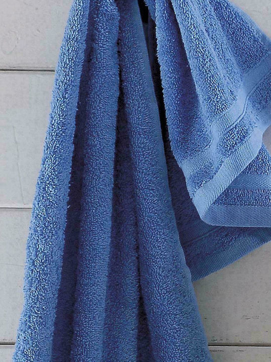 Rythmos Hand Towel Lagoon 40x60cm. 01 Blue Weight 470gr/m²