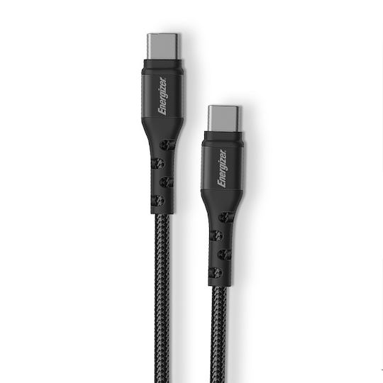 Energizer Φορτιστής GaN με Θύρα USB-C και Καλώδιο USB-C 20W Power Delivery Μαύρος (A20MUC)